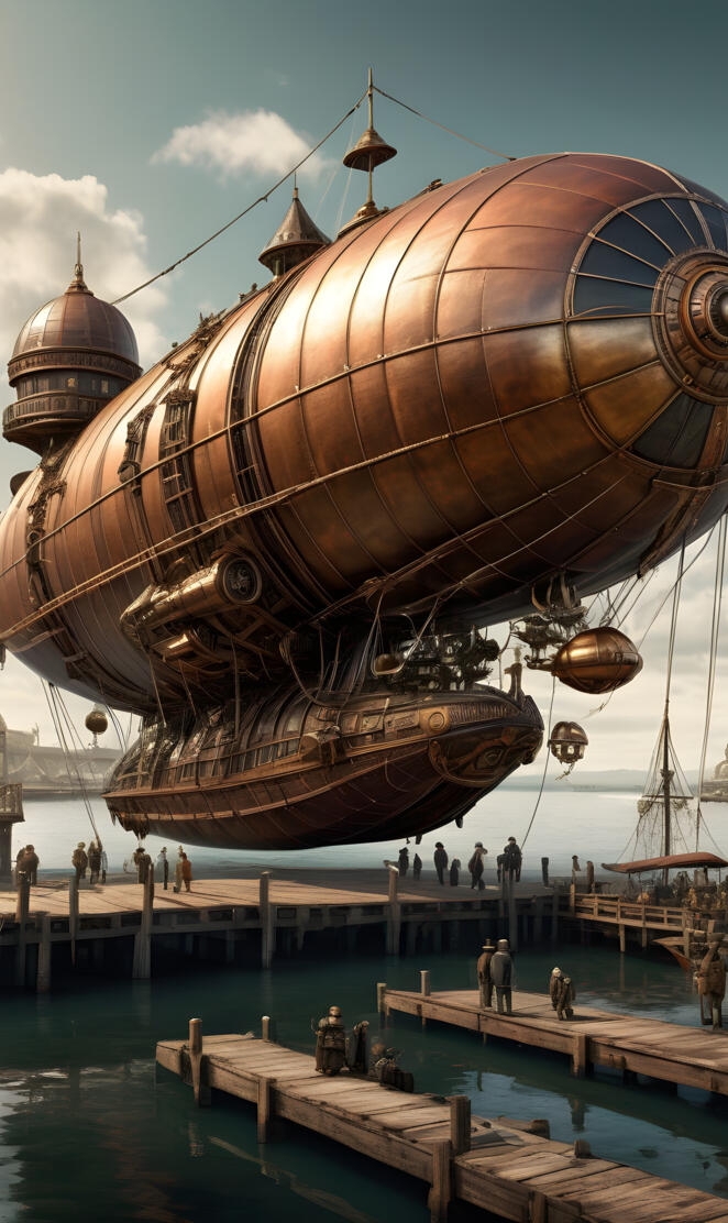 Steampunk Isabella's characters Airship transport and vehicles