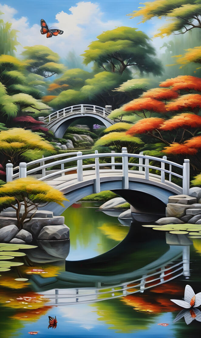 Bridges over a Lake