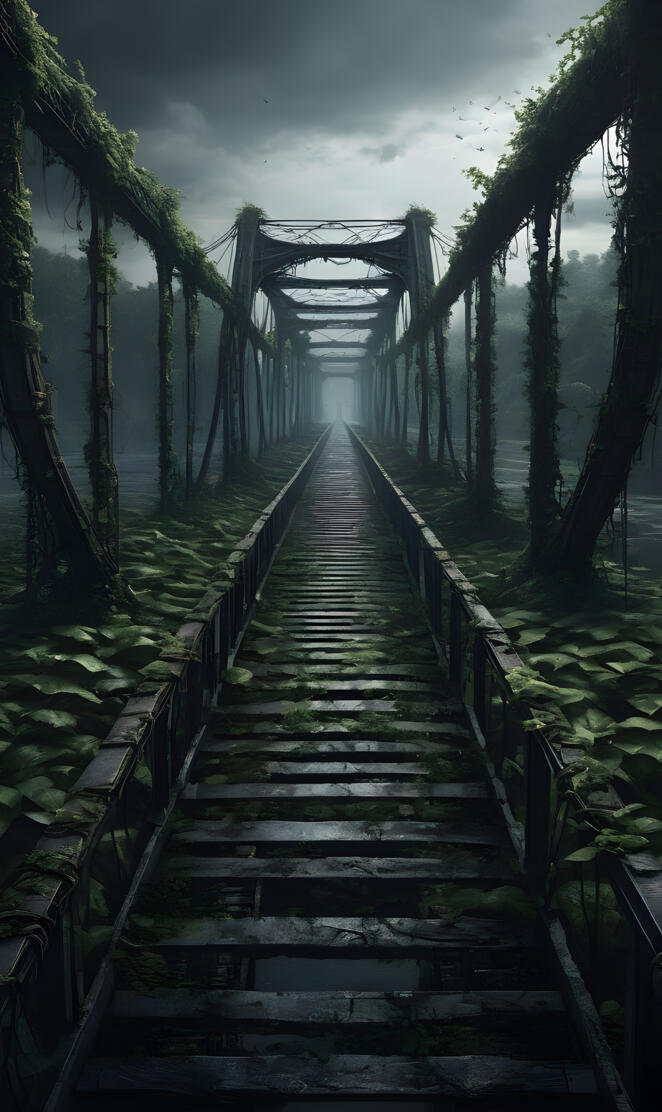 Abandoned bridge