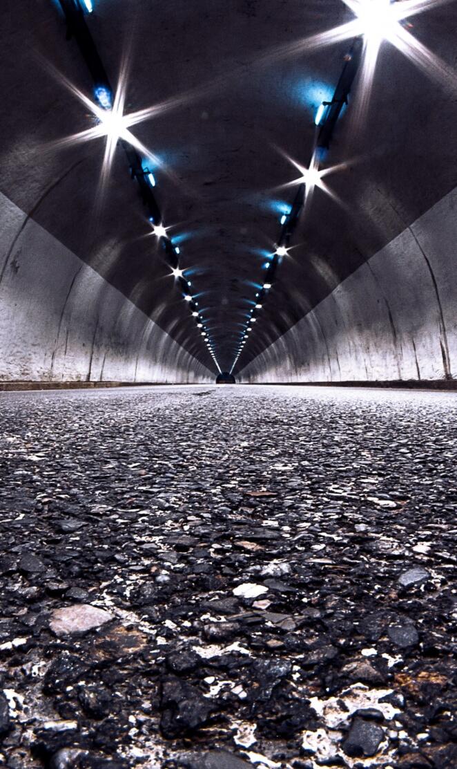 road tunnel nigh