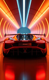 Orange Lamborghini, AI