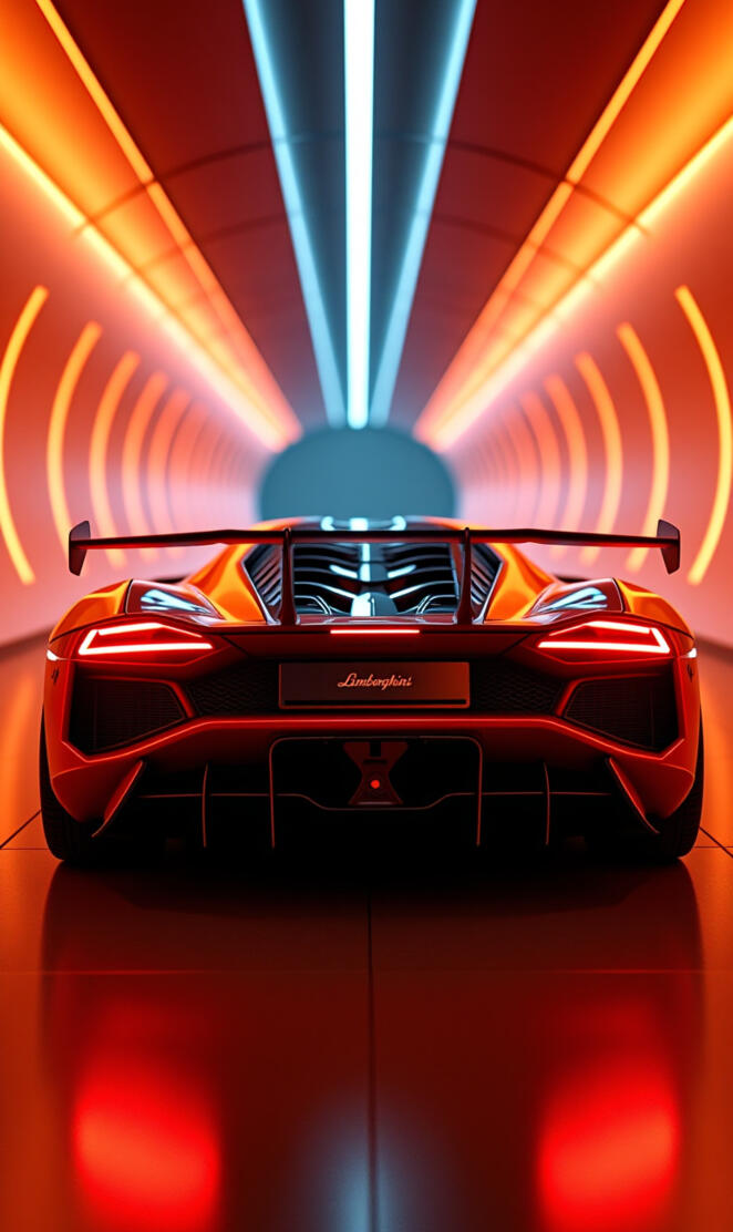 Orange Lamborghini, AI