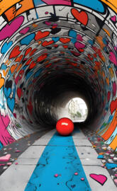 ball in a tunnel