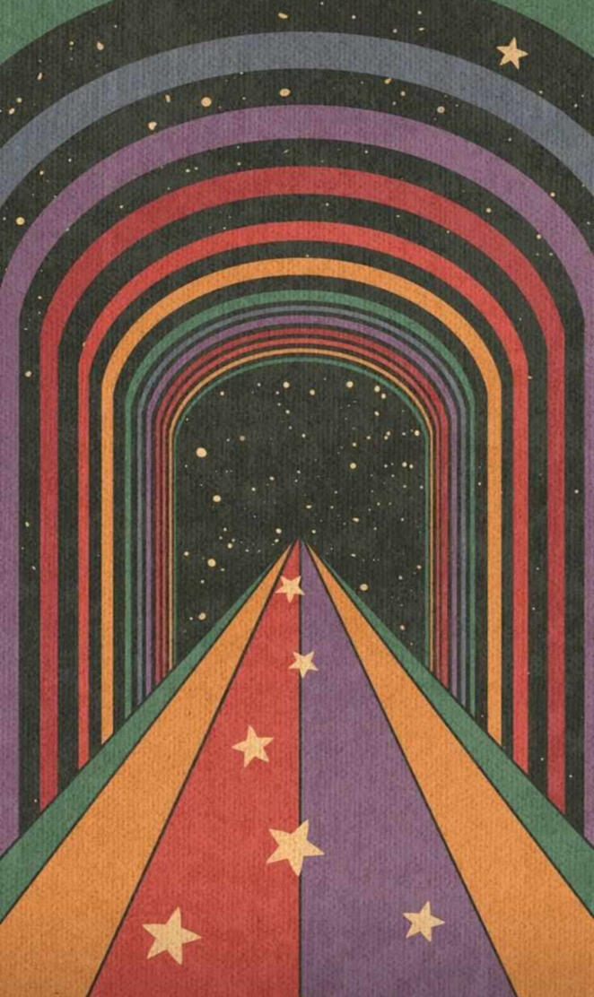 Rainbow Tunnel Stars