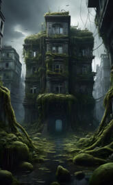 a building with a tunnel