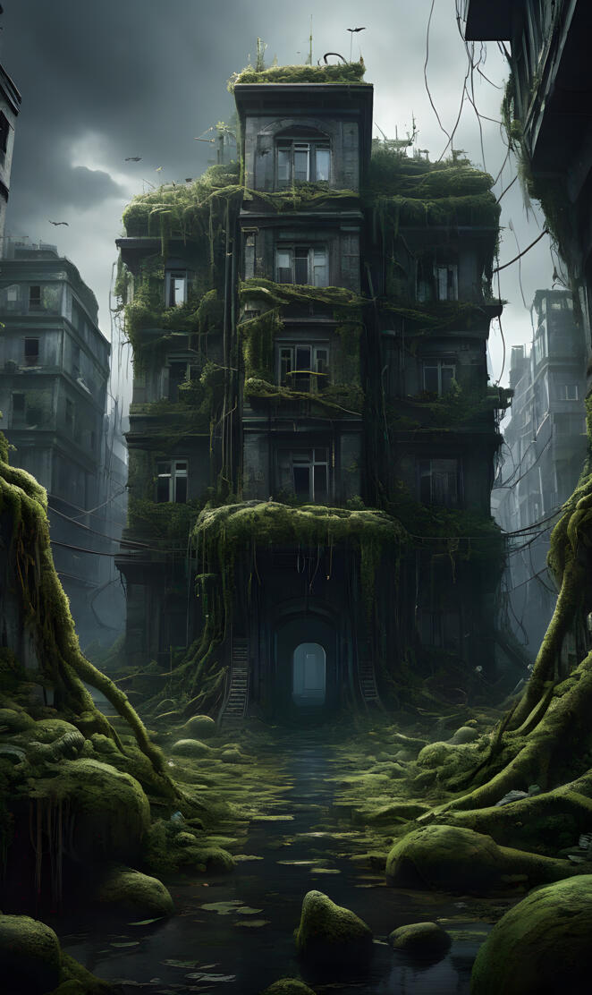 a building with a tunnel