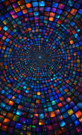 Endless black Opal Tunnel