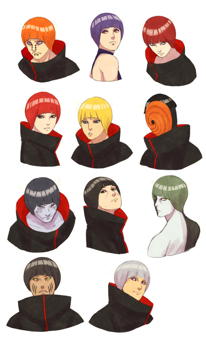 Akatsuki Bowl Cut