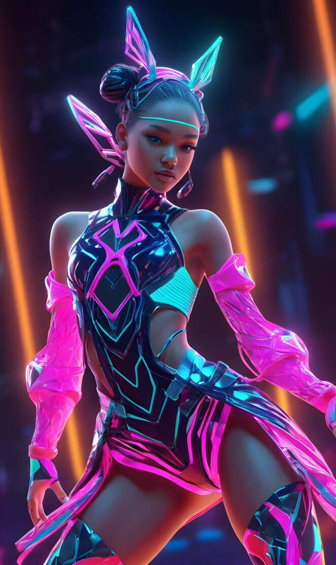 Daniela Braga in a garment