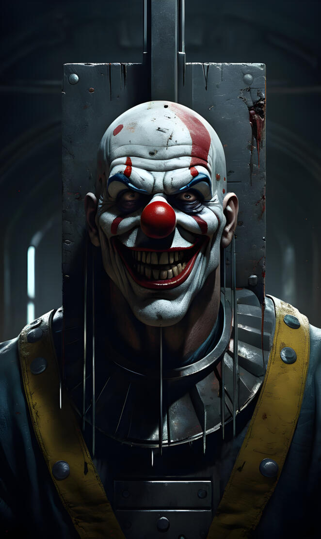 guillotine clown