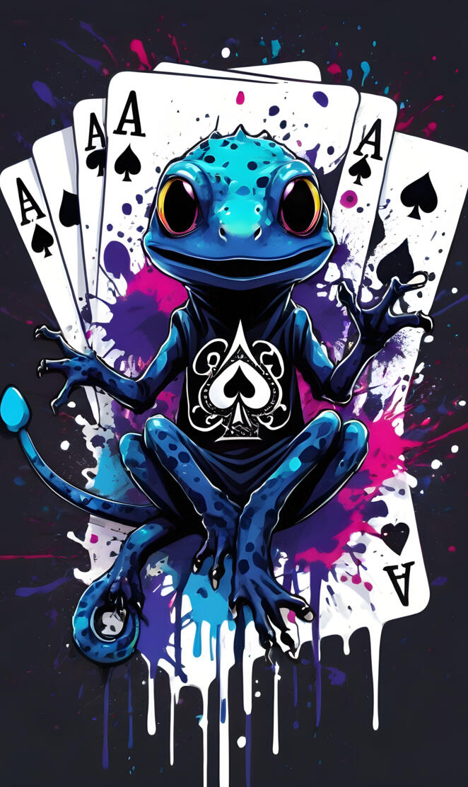 a cartoon character on a piece of paper