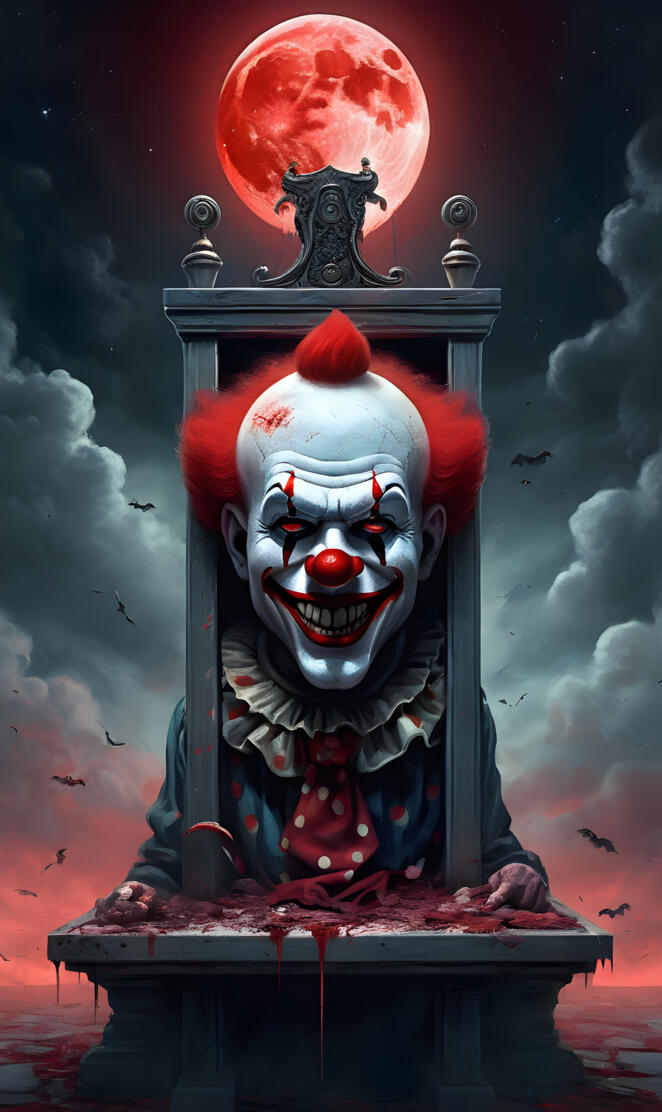 red clown death