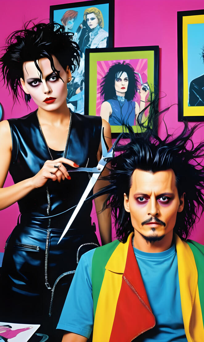 a man and woman posing for a picture