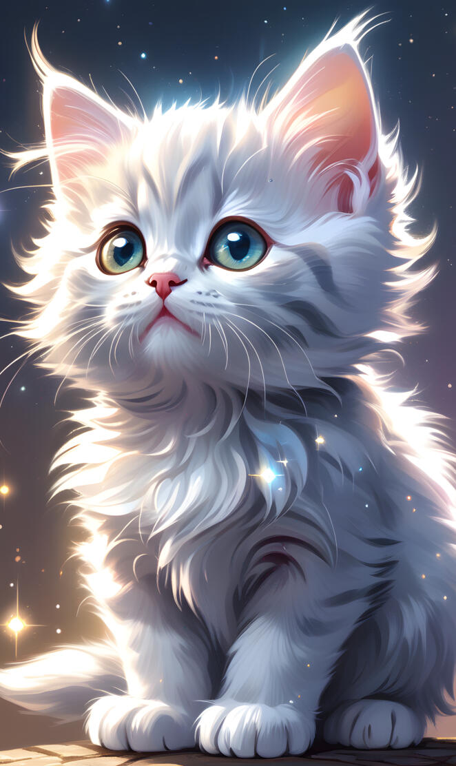 a cat with blue eyes