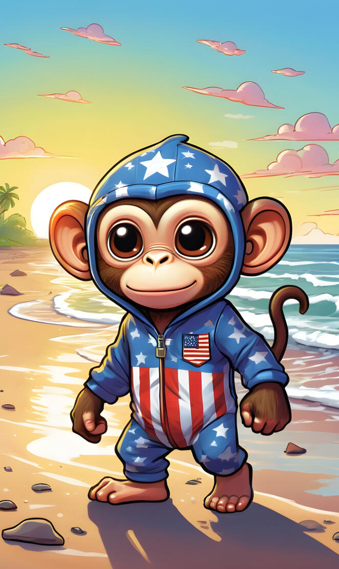 a cartoon character holding a sword