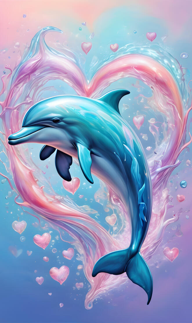 a blue unicorn with pink hair