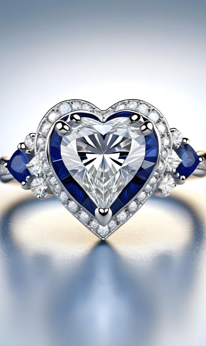 Diamond & Sapphire Promise Ring