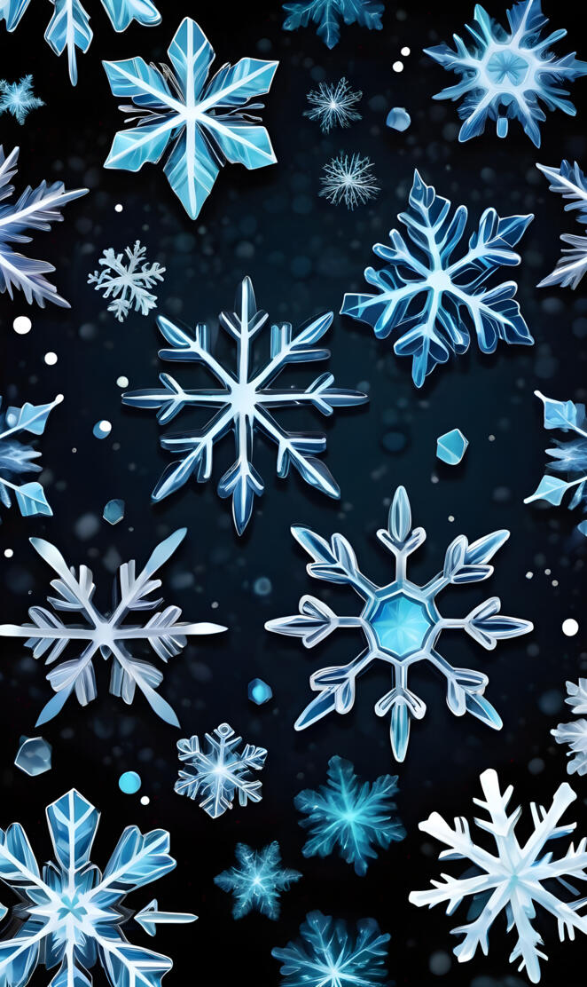 Snowflakes background