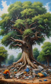 a good person in dirty place