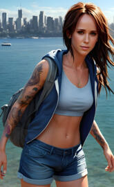 Jennifer Love Hewitt, inked