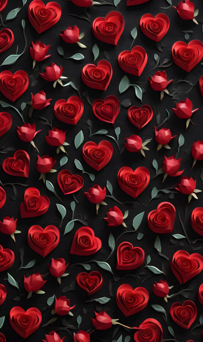 Paper Hearts and Rosebuds