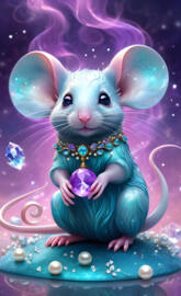 a rabbit wearing a garment