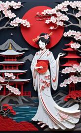 Japan Paper art