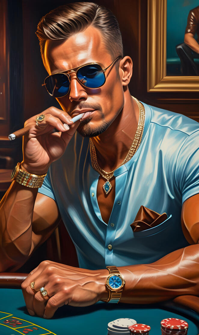 a person wearing sunglasses