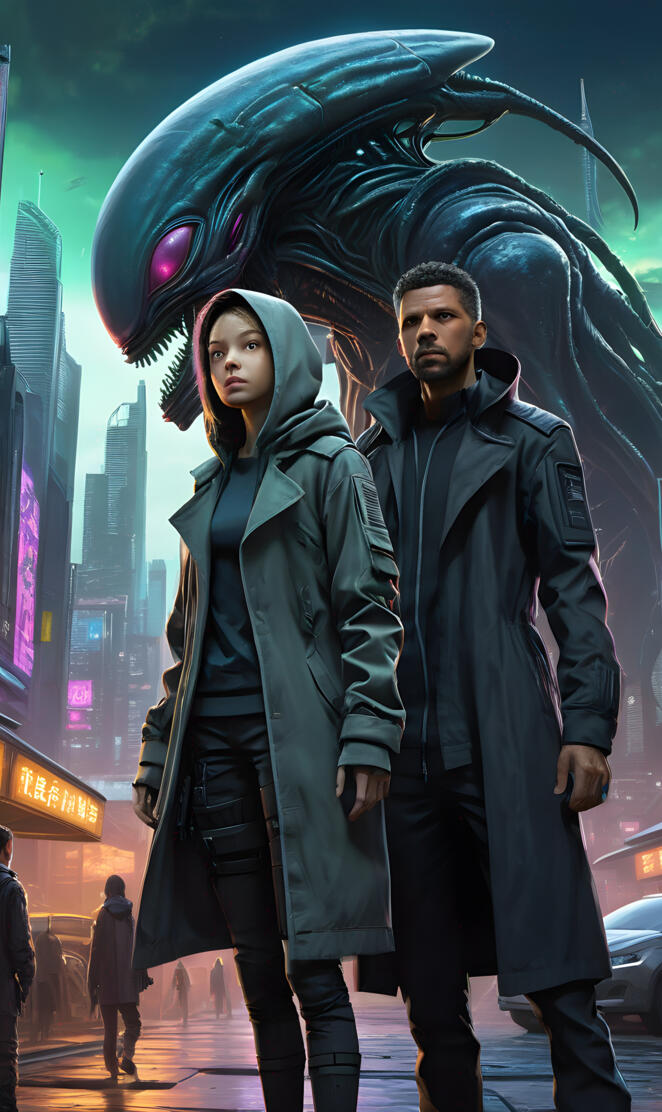 Suki & Mystic Rangers in Future World Hunting Aliens, Lord Elboron