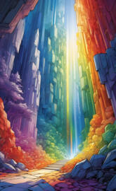 path in rainbow canyon