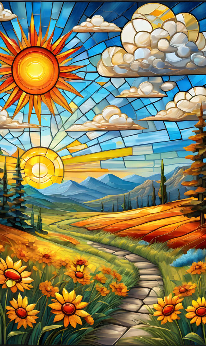 Beautiful Sunny Day Landscape 2