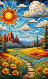 Beautiful Sunny Day Landscape