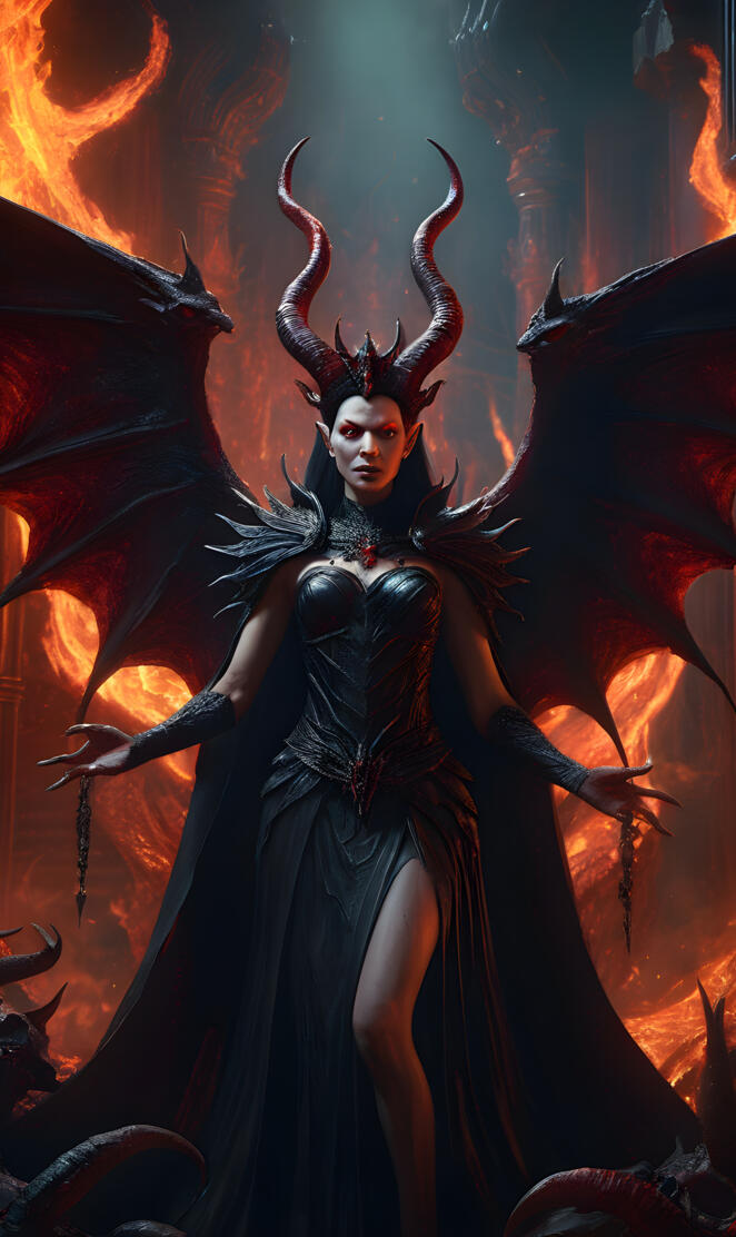 Zeena LaVey better known as "Lilith-Queen of Hell"