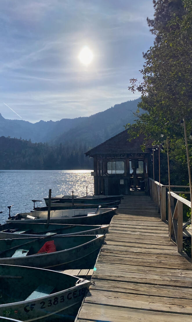 Boats on Lower Sardine Lake