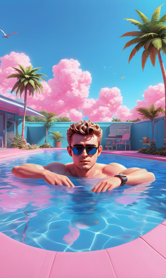 James Dean In Holidays