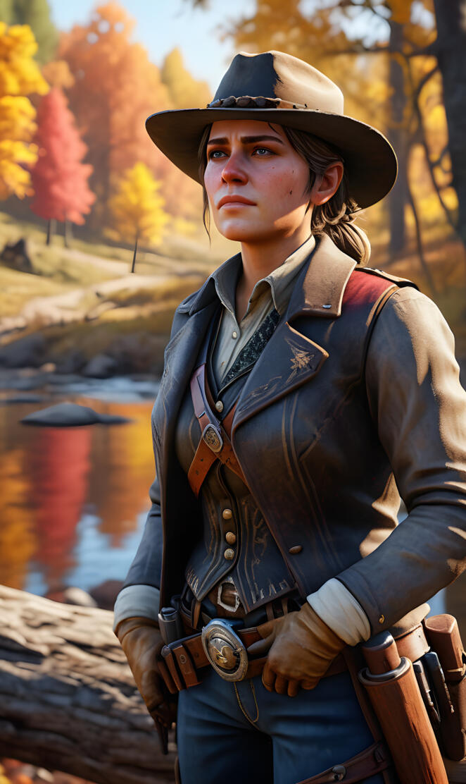 Female Arthur Morgan Red Dead Redemption 2