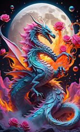 a colorful art piece