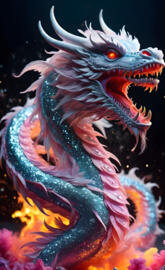 a dinosaur with a long tail