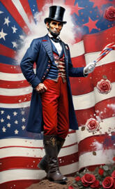 Abraham Lincoln in a garment