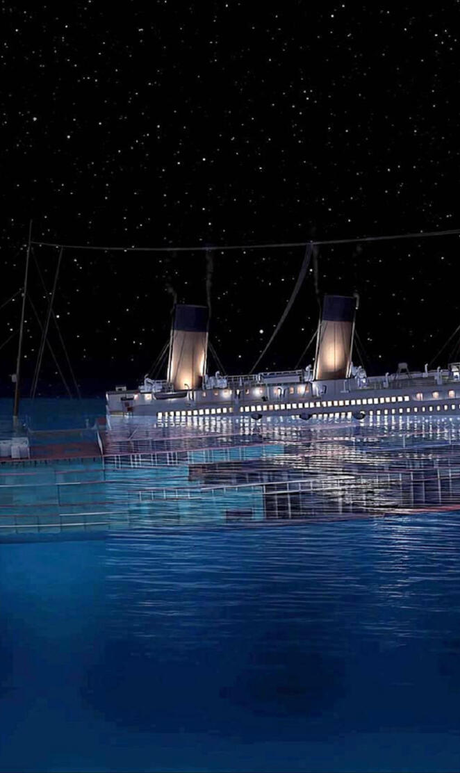 Titanic Sinking View