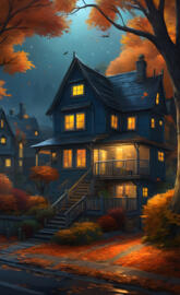 Nighttime in the Fall