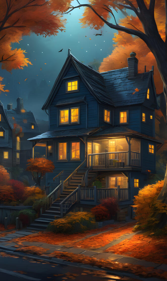 Nighttime in the Fall