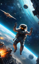 Falling through space