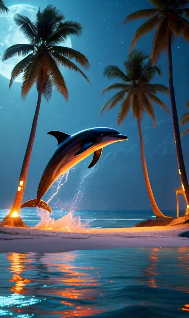 Leaping Dolphin