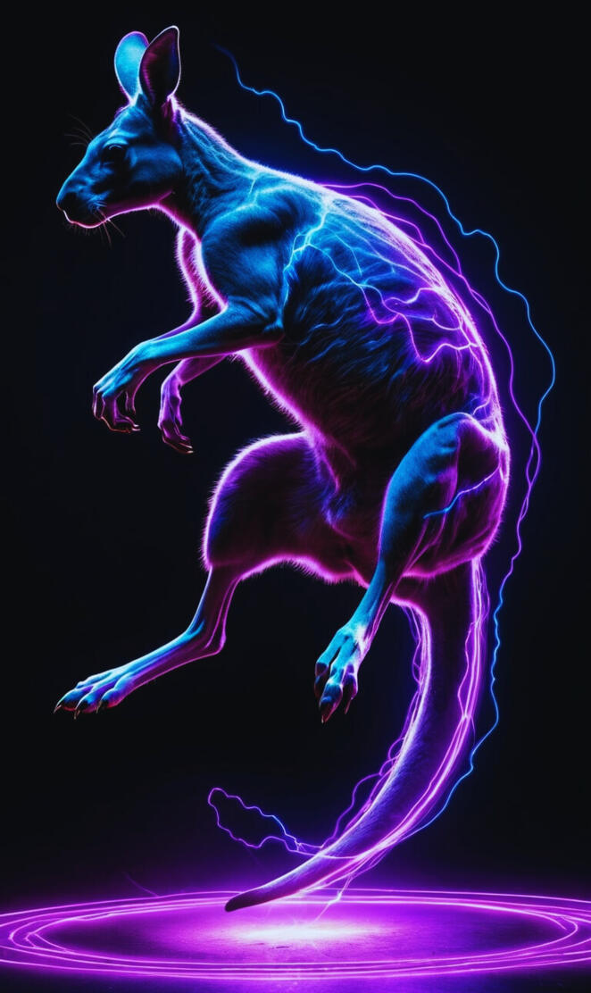 Kangaroo in Electric Leap