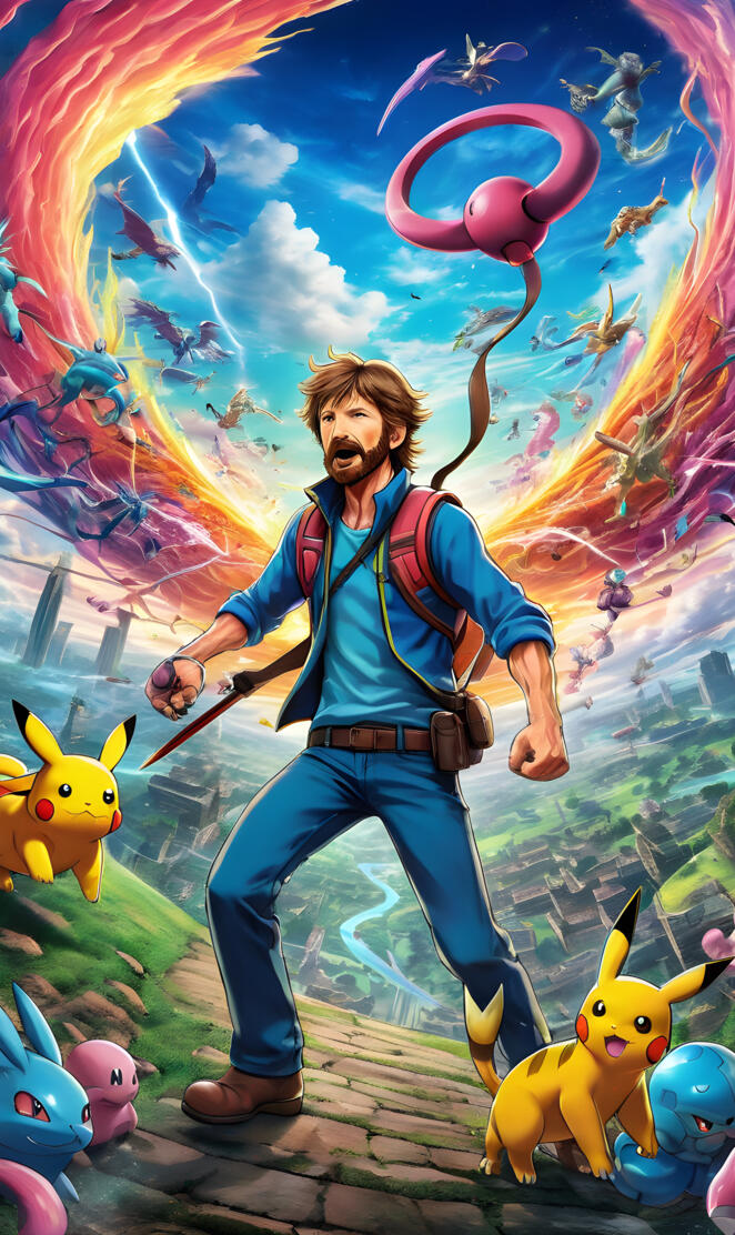 Chuck Norris, Pokemon trainer.