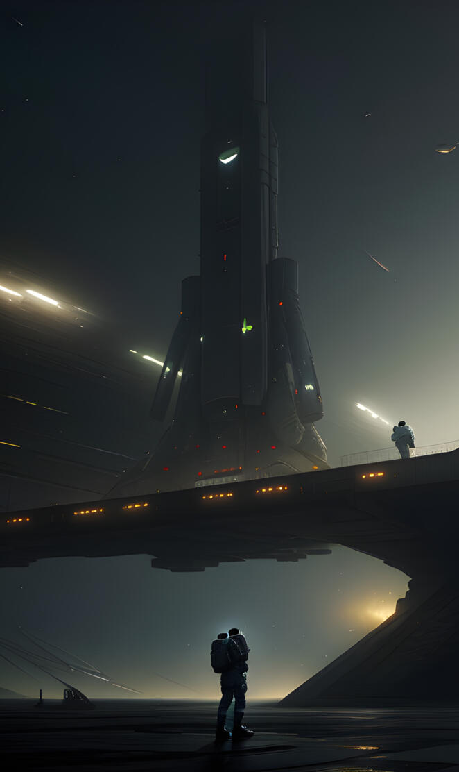 astronauts ready to take off