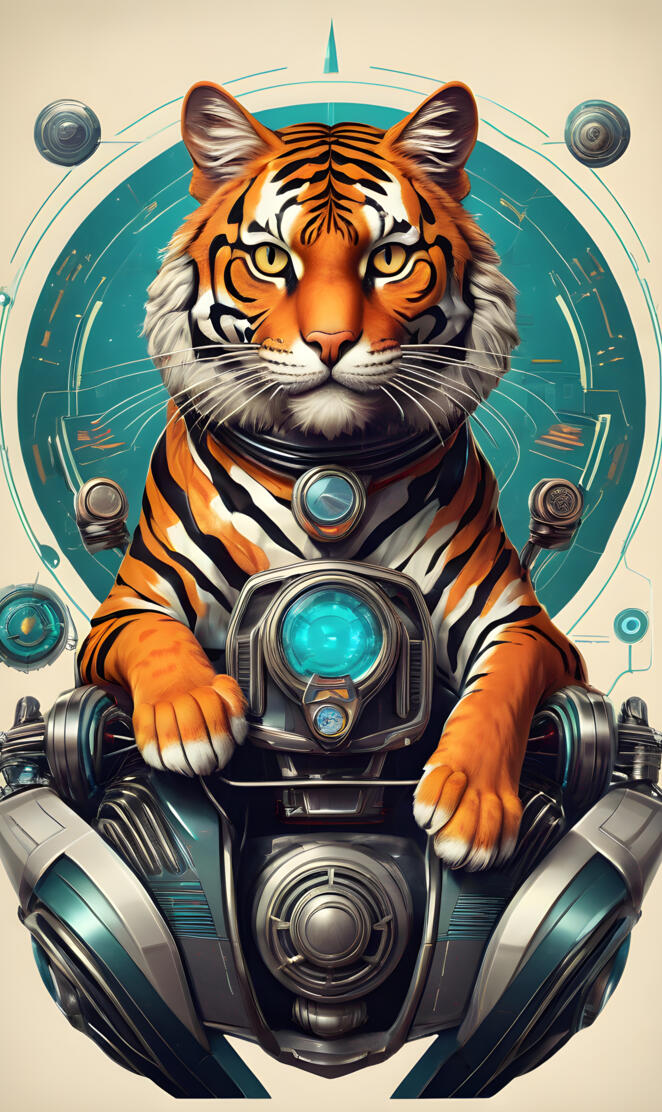 tiger goes vroom vroom