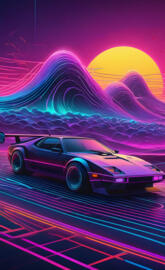 synthwave drive