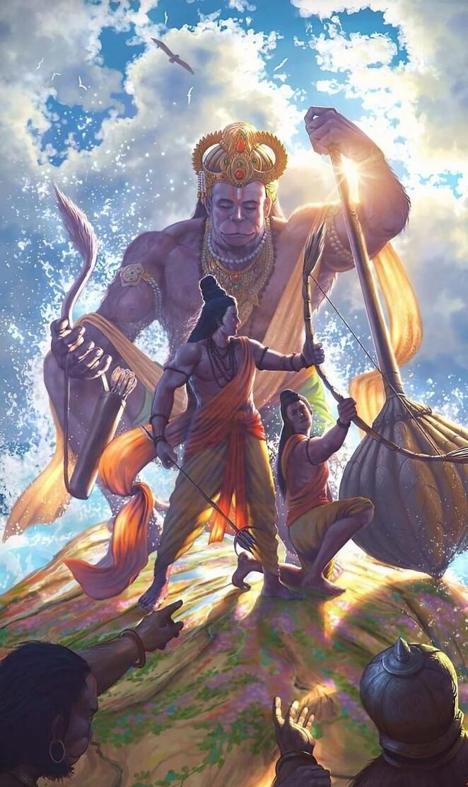 Hanumanji and ramji